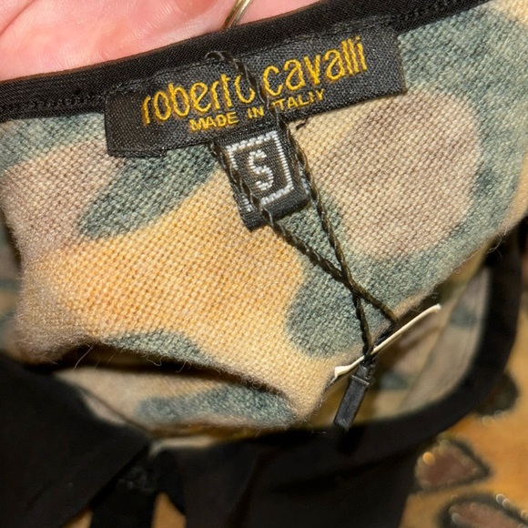 Vintage Y2K Roberto Cavalli Cheetah Embellished Women’s Shirt - Picture 10 of 10